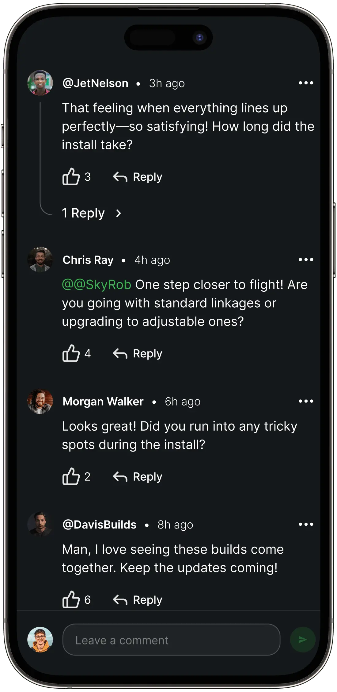 Community in app